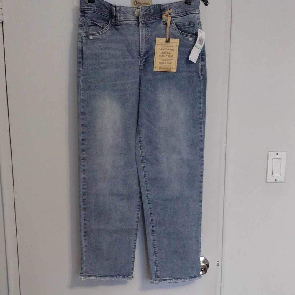 Democracy Light Blue Ankle Jeans